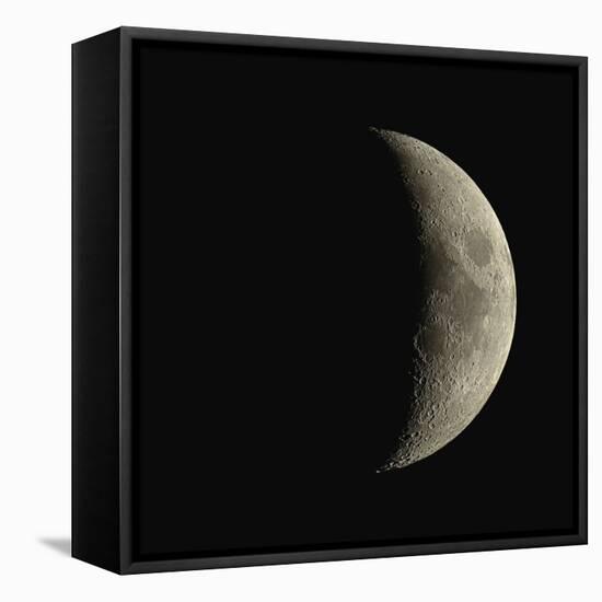 Waxing Crescent Moon-Eckhard Slawik-Framed Premier Image Canvas