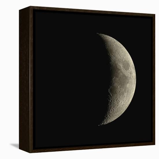 Waxing Crescent Moon-Eckhard Slawik-Framed Premier Image Canvas