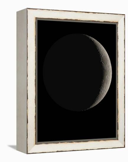 Waxing Crescent Moon-Eckhard Slawik-Framed Premier Image Canvas