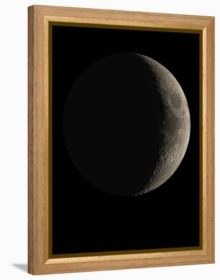 Waxing Crescent Moon-Eckhard Slawik-Framed Premier Image Canvas