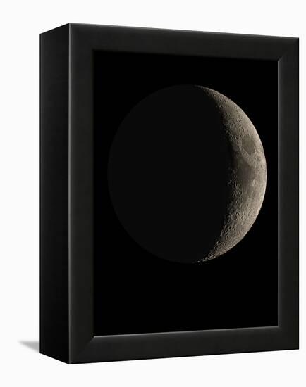 Waxing Crescent Moon-Eckhard Slawik-Framed Premier Image Canvas