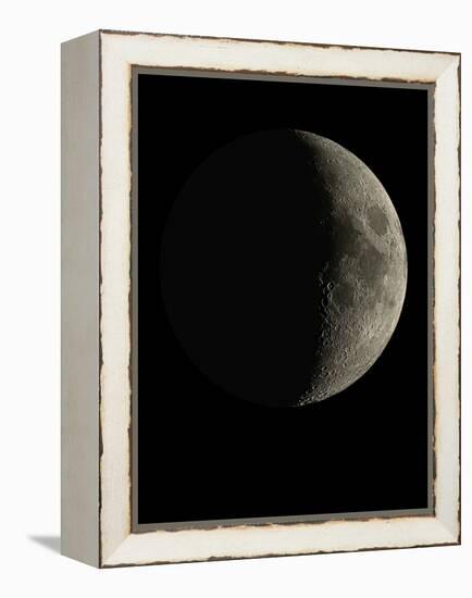 Waxing Crescent Moon-Eckhard Slawik-Framed Premier Image Canvas