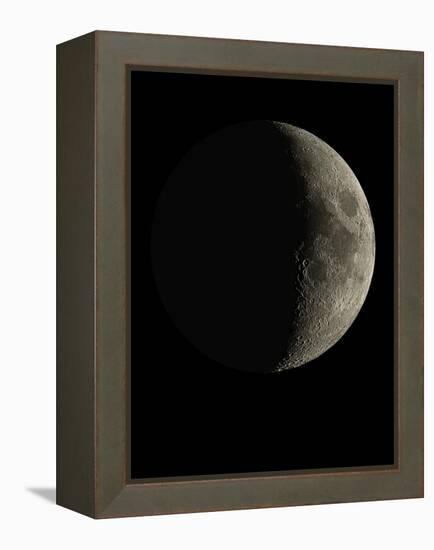 Waxing Crescent Moon-Eckhard Slawik-Framed Premier Image Canvas