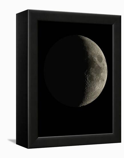 Waxing Crescent Moon-Eckhard Slawik-Framed Premier Image Canvas