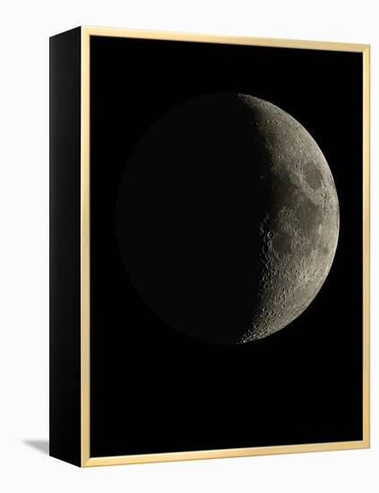 Waxing Crescent Moon-Eckhard Slawik-Framed Premier Image Canvas