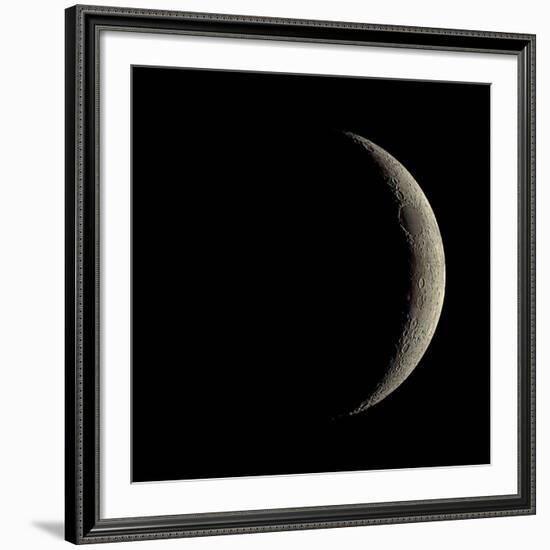 Waxing Crescent Moon-Eckhard Slawik-Framed Photographic Print