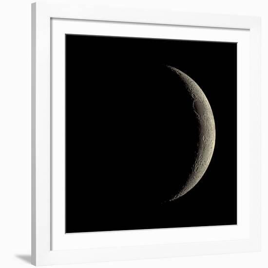 Waxing Crescent Moon-Eckhard Slawik-Framed Photographic Print