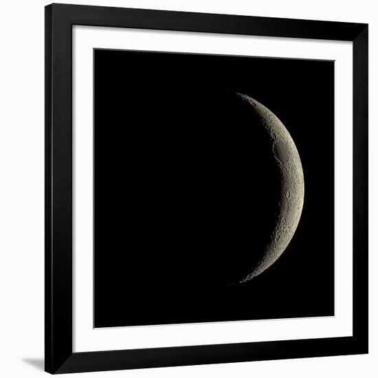 Waxing Crescent Moon-Eckhard Slawik-Framed Photographic Print