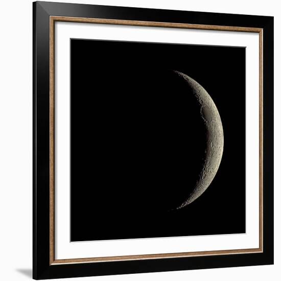 Waxing Crescent Moon-Eckhard Slawik-Framed Photographic Print