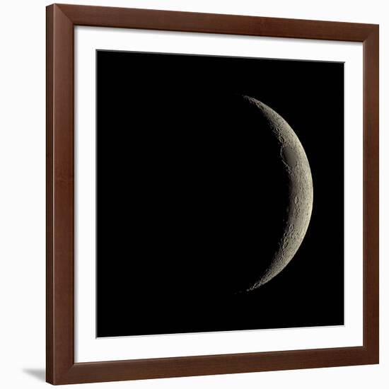 Waxing Crescent Moon-Eckhard Slawik-Framed Photographic Print