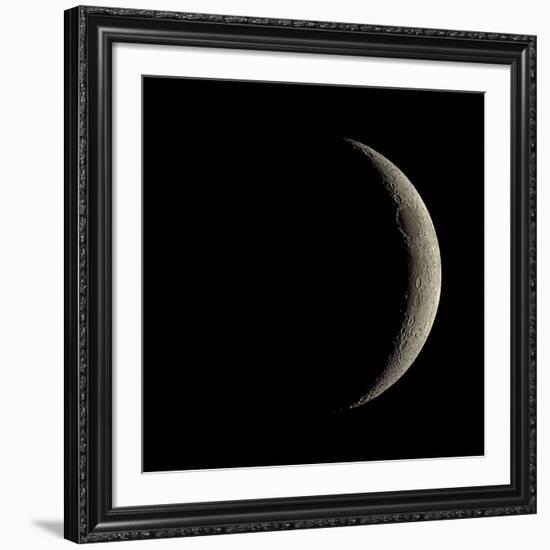 Waxing Crescent Moon-Eckhard Slawik-Framed Photographic Print