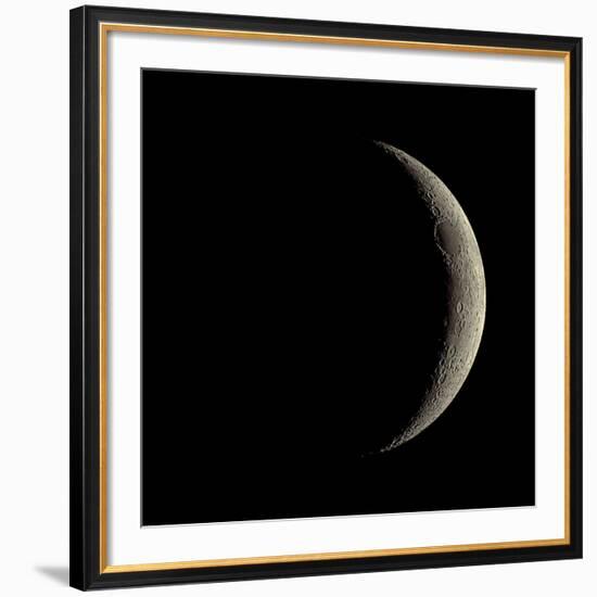 Waxing Crescent Moon-Eckhard Slawik-Framed Photographic Print