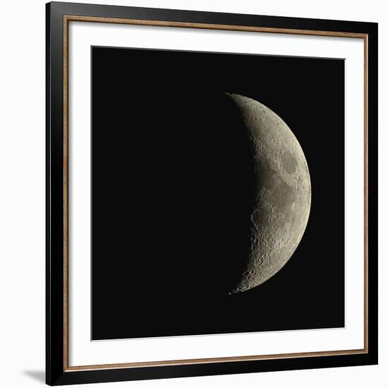 Waxing Crescent Moon-Eckhard Slawik-Framed Photographic Print