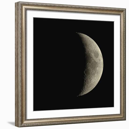 Waxing Crescent Moon-Eckhard Slawik-Framed Photographic Print