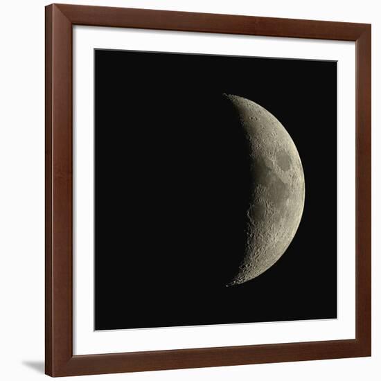 Waxing Crescent Moon-Eckhard Slawik-Framed Photographic Print