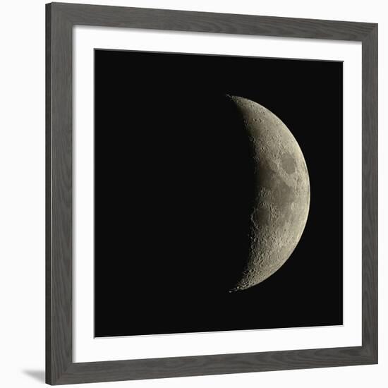 Waxing Crescent Moon-Eckhard Slawik-Framed Photographic Print