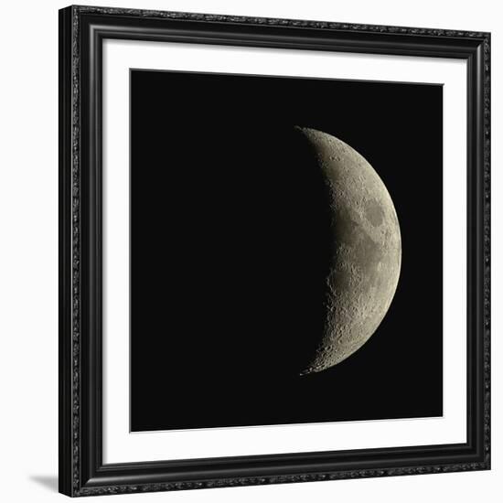 Waxing Crescent Moon-Eckhard Slawik-Framed Photographic Print