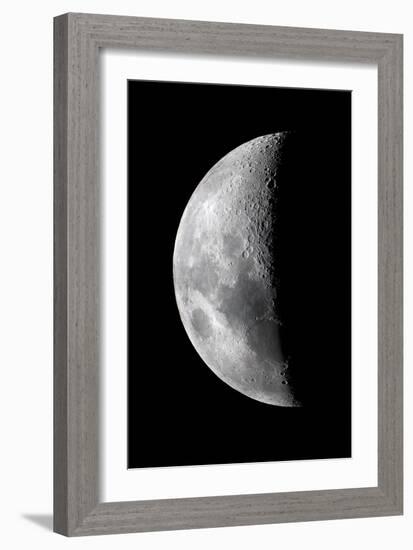 Waxing Crescent Moon-John Sanford-Framed Photographic Print