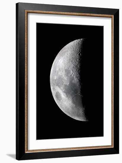 Waxing Crescent Moon-John Sanford-Framed Photographic Print