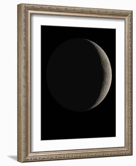 Waxing Crescent Moon-Eckhard Slawik-Framed Photographic Print