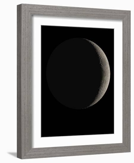 Waxing Crescent Moon-Eckhard Slawik-Framed Photographic Print