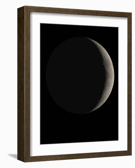 Waxing Crescent Moon-Eckhard Slawik-Framed Photographic Print