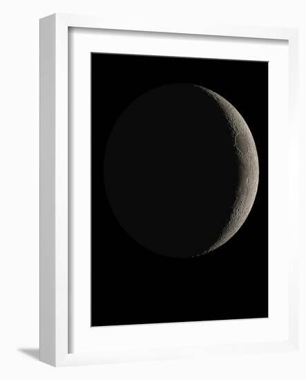 Waxing Crescent Moon-Eckhard Slawik-Framed Photographic Print