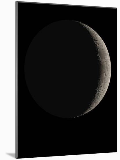 Waxing Crescent Moon-Eckhard Slawik-Mounted Photographic Print