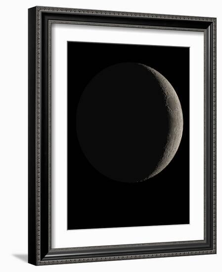 Waxing Crescent Moon-Eckhard Slawik-Framed Photographic Print