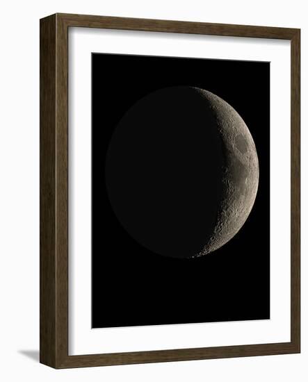 Waxing Crescent Moon-Eckhard Slawik-Framed Photographic Print