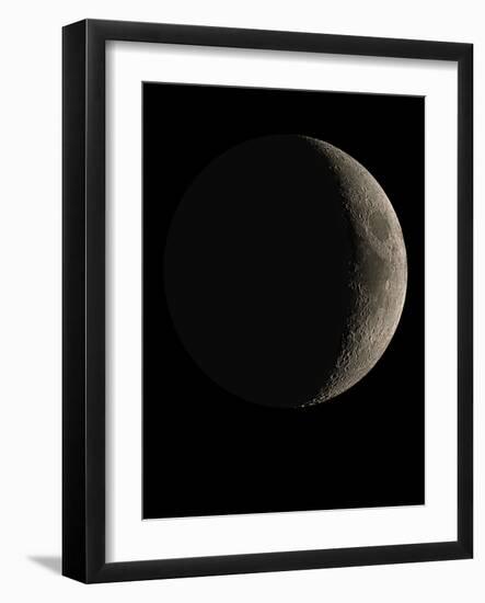 Waxing Crescent Moon-Eckhard Slawik-Framed Photographic Print