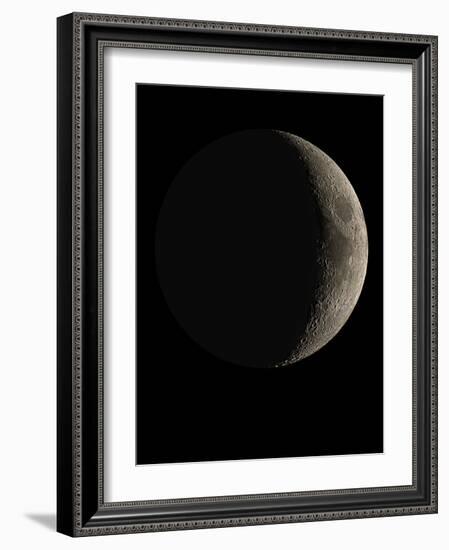 Waxing Crescent Moon-Eckhard Slawik-Framed Photographic Print