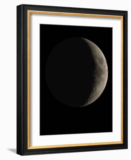 Waxing Crescent Moon-Eckhard Slawik-Framed Photographic Print