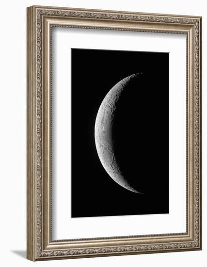 Waxing crescent Moon-null-Framed Photographic Print