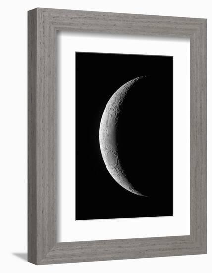 Waxing crescent Moon-null-Framed Photographic Print