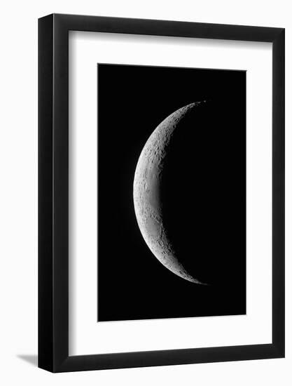 Waxing crescent Moon-null-Framed Photographic Print