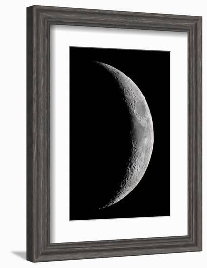 Waxing Crescent Moon-John Sanford-Framed Photographic Print