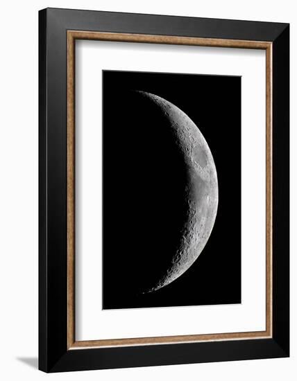 Waxing Crescent Moon-John Sanford-Framed Photographic Print