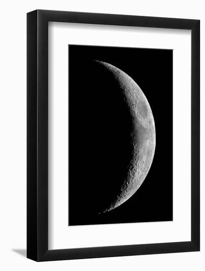 Waxing Crescent Moon-John Sanford-Framed Photographic Print