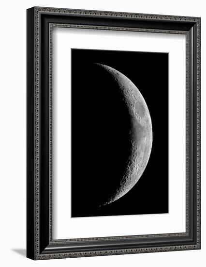 Waxing Crescent Moon-John Sanford-Framed Photographic Print