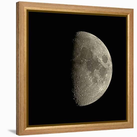 Waxing Gibbous Moon-Eckhard Slawik-Framed Premier Image Canvas