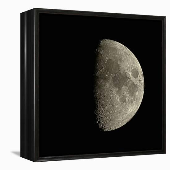 Waxing Gibbous Moon-Eckhard Slawik-Framed Premier Image Canvas