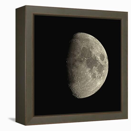 Waxing Gibbous Moon-Eckhard Slawik-Framed Premier Image Canvas