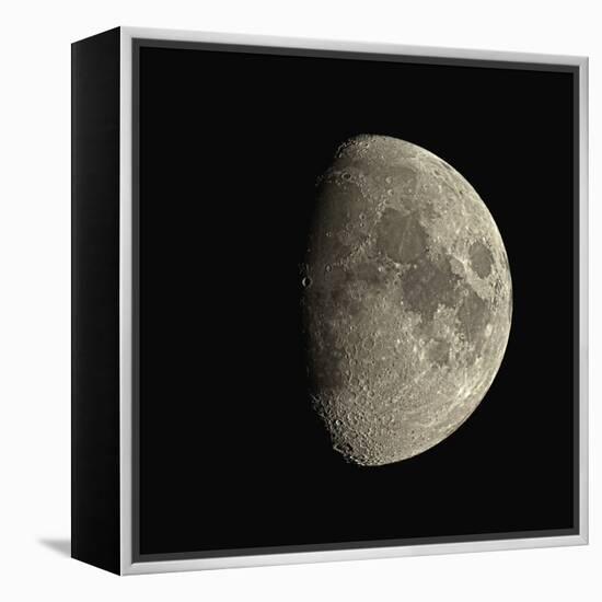 Waxing Gibbous Moon-Eckhard Slawik-Framed Premier Image Canvas