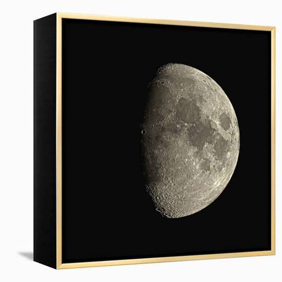 Waxing Gibbous Moon-Eckhard Slawik-Framed Premier Image Canvas