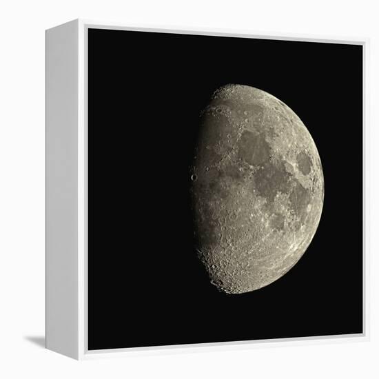 Waxing Gibbous Moon-Eckhard Slawik-Framed Premier Image Canvas