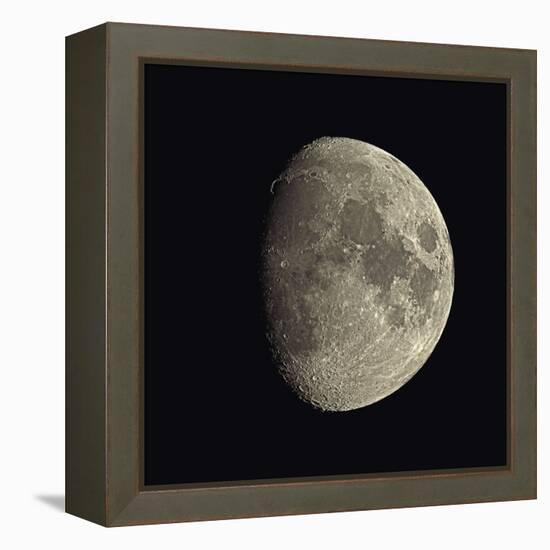 Waxing Gibbous Moon-Eckhard Slawik-Framed Premier Image Canvas