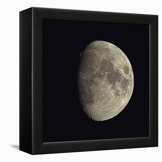 Waxing Gibbous Moon-Eckhard Slawik-Framed Premier Image Canvas