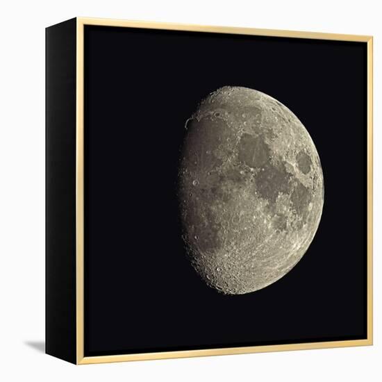 Waxing Gibbous Moon-Eckhard Slawik-Framed Premier Image Canvas