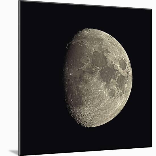 Waxing Gibbous Moon-Eckhard Slawik-Mounted Premium Photographic Print